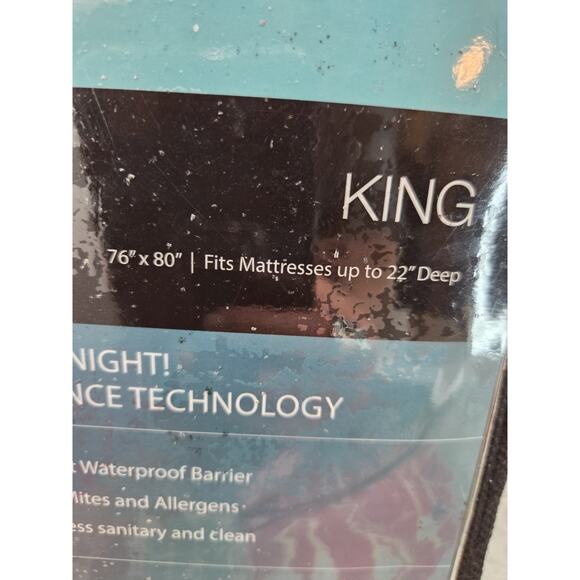 New Formula Threads Cloudtech Lite King Size 76 X 80 Waterproof Allergen Proof - Picture 3 of 8